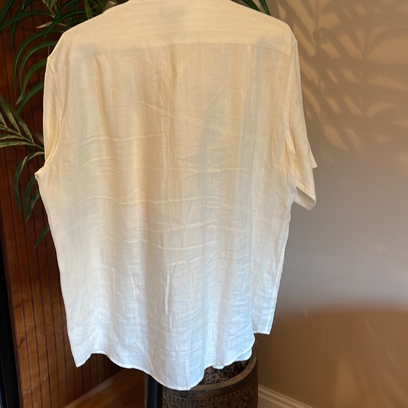 Claiborne mens shirt linen shirt - Picture 2 of 6